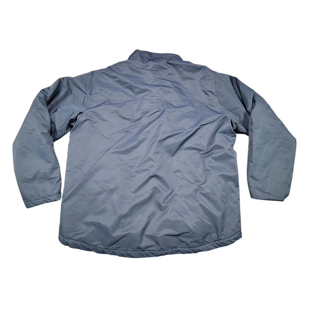 Partners Healthcare Jacket Mens L Navy Blue Water Resistant‎ Full Zip Outerwear